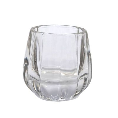 Pumpkin Shaped Embossed Glass Candle Holders For Tealight