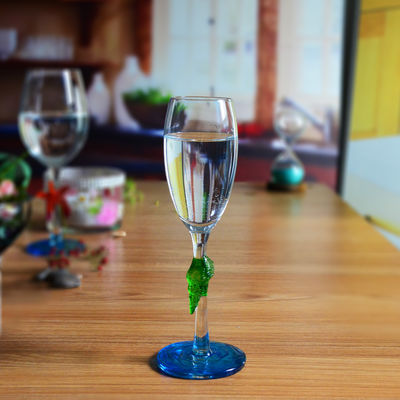 Creative Sea Animal Stem Crystal Wine Glass For Summer Holiday