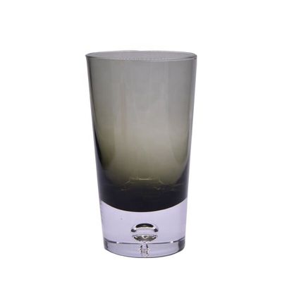 Grey Color Air Bubble Bottom Unique Cocktail Glasses . Bohemian Drinking Glasses