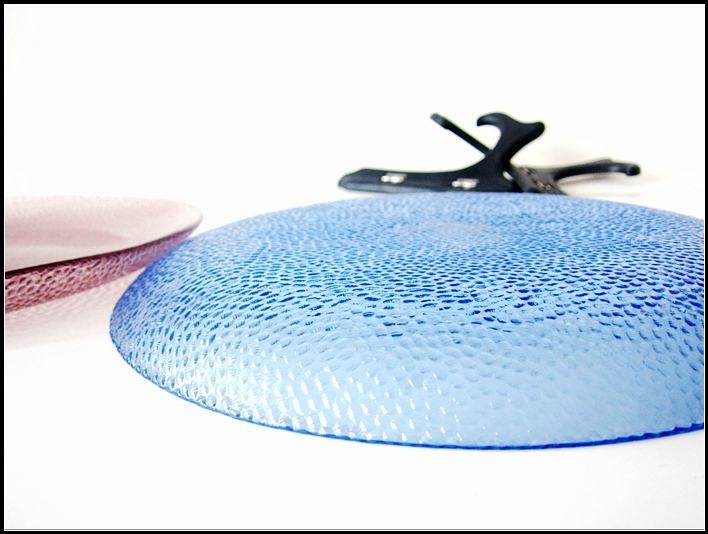 качество 10 дюймовые прозрачные краины цветные стеклянные зарядные пластинки завод