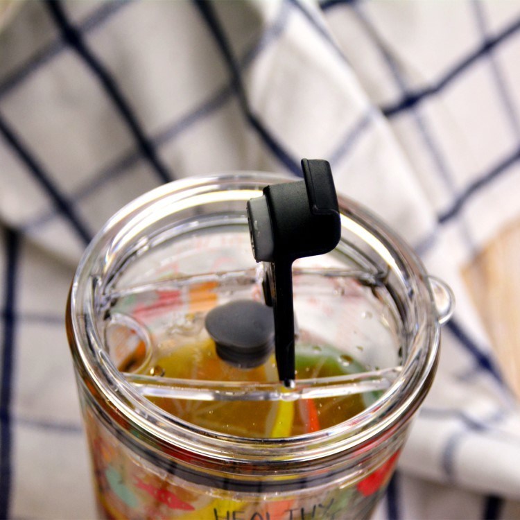 качество Декорированная чашка с мороженым чаем с крышкой и силикатом соломинка коктейль Tumbler питьевые стаканы завод