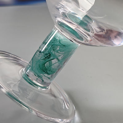 качество Мексиканский дизайн конфетти Элегантные чаши с водой Роскошные ручные конфетти Коктейли Стеклянные чаши Романтические короткие бокалы с вином завод