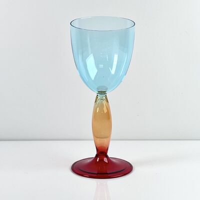 Качество Hand-Blown Gradient Color Borosilicate Wine Glasses, Multi-Color Artistic Stem Goblets for Wine, Cocktail, Home Bar & Party Decor фабрика