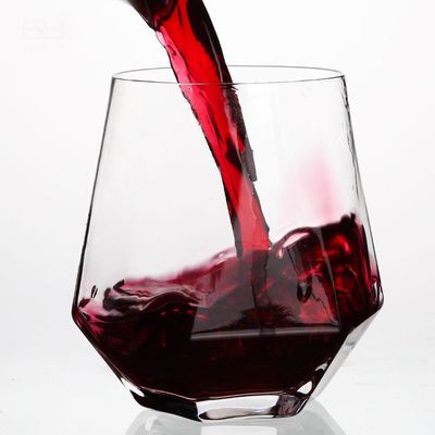 качество Алмазный геометрический золотой ободок, кристаллические стеклянные бутылки, стеклянные чашки для питья завод