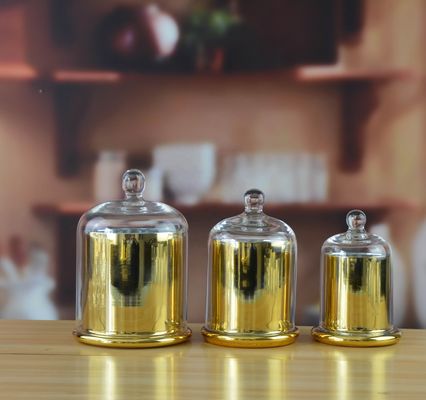 качество Стеклянные подставки для свечей для праздничных украшений завод