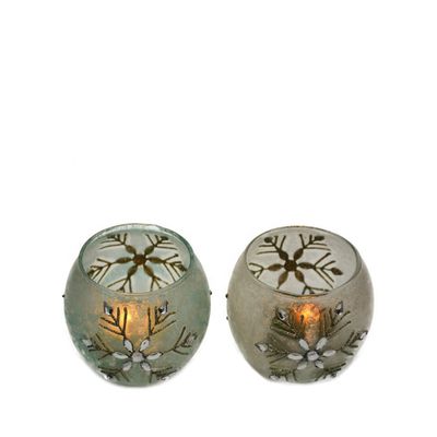 качество Ручно нарисованные рождественские снежинки стеклянные цилиндровые светильники завод