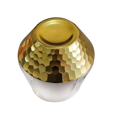 качество 400 мл ручной резки Золотые кристаллические бокалы для вина завод