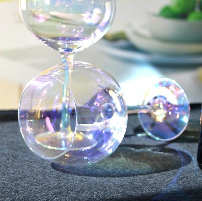 качество Гигантский радужный цветный шарик формы 23 унций кристаллические бокалы для вина завод