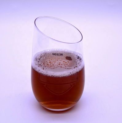 качество Бокал Кристл косого края наклона Stemless с верхней частью угла завод
