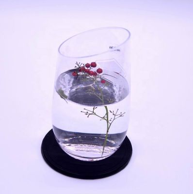 качество Бокал Кристл косого края наклона Stemless с верхней частью угла завод