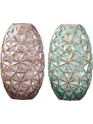 качество Креативная декоративная стеклянная ваза для свадьбы завод