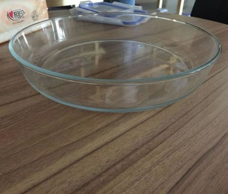 качество Теплоустойчивые боросиликатные круглые зарядные пластинки для микроволновки завод