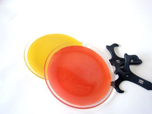 качество 10 дюймовые прозрачные краины цветные стеклянные зарядные пластинки завод