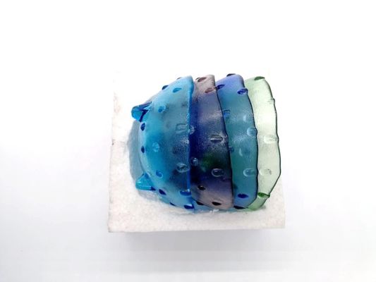 качество Многоцветная ручная стеклянная фруктовая чаша для кухни завод