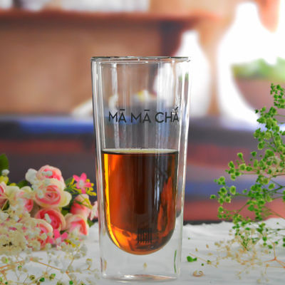 качество Двухстенное теплостойкое круглое высокое стекло завод