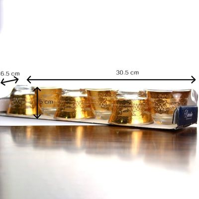 качество Высококлассные роскошные золотые декалы украшенные кувшинами завод