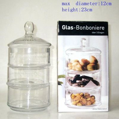 качество Ручные 3-слойные горшки для хранения с крышками завод