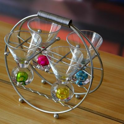 качество Ручной работы 6 цветовых шариков Нижняя часть уникальный стеклянный набор завод