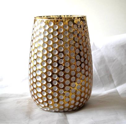 качество 3 размера серебряный цвет яйцеобразные стеклянные свечи завод