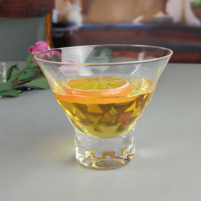 качество Бессвинцовые кристаллические коктейльные бокалы с оптическими бриллиантами завод